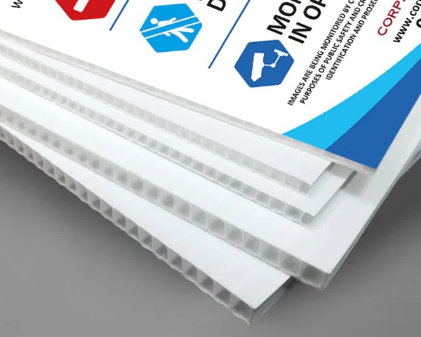 PP Corrugated Advertisement Boards